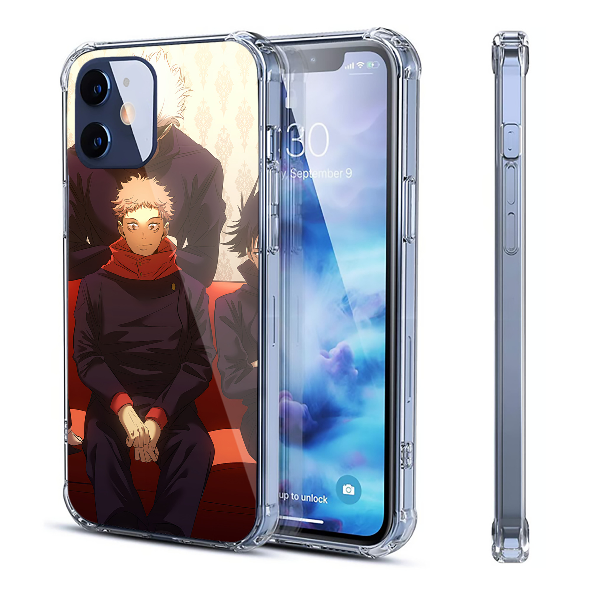 （画像用） SPY×FAMILY间谍家家酒 【iPhone 12シリーズ対応】透明スマホケース（クリアソフトケース）